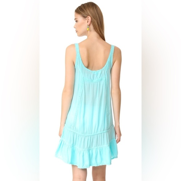 Melissa Odabash Jaz embroidered voile dress or swim cover up M coastal beachy - Picture 4 of 16